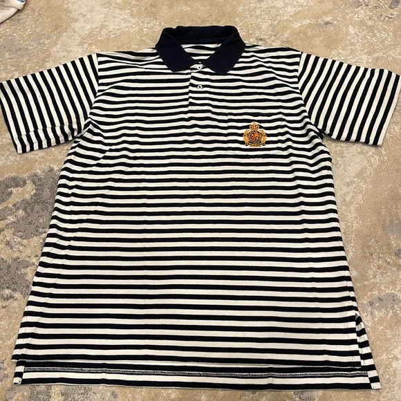 Vintage 90s Blue& White Striped Polo
Ralph Lauren Polo Shirt - Picture 2 of 8